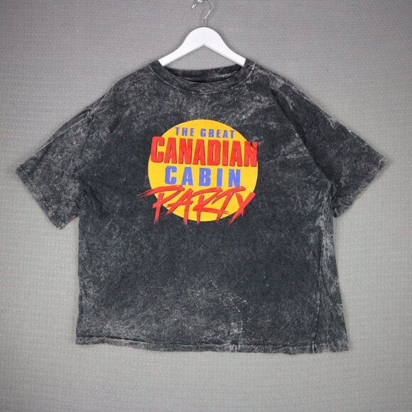 The Great Canadian Cabin Party Def Leppard Vintage 90s Tee - Picture 2 of 7